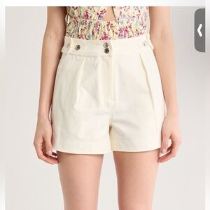 Derek Lam 10 Crosby Mika Stretch Cotton Mini Shorts